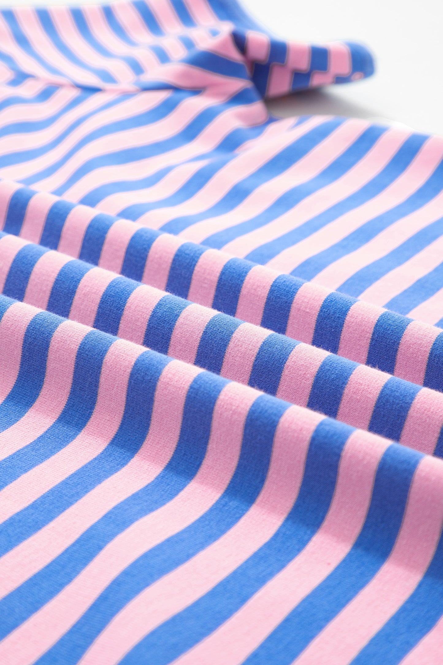 Stripe Relaxed Short Sleeve Top & Skort Set