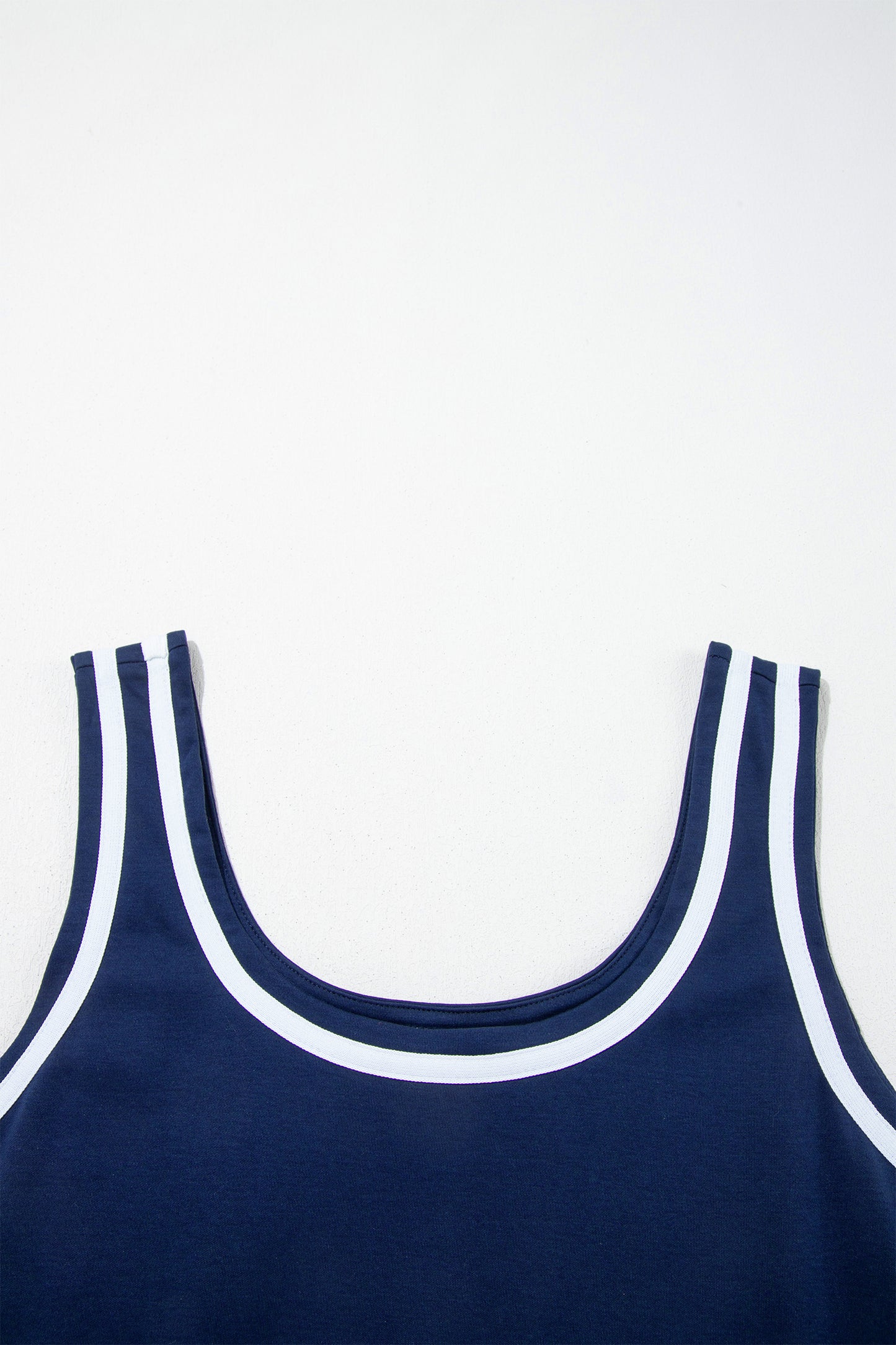 Sleeveless Mini Dress with Shorts 2pcs Set