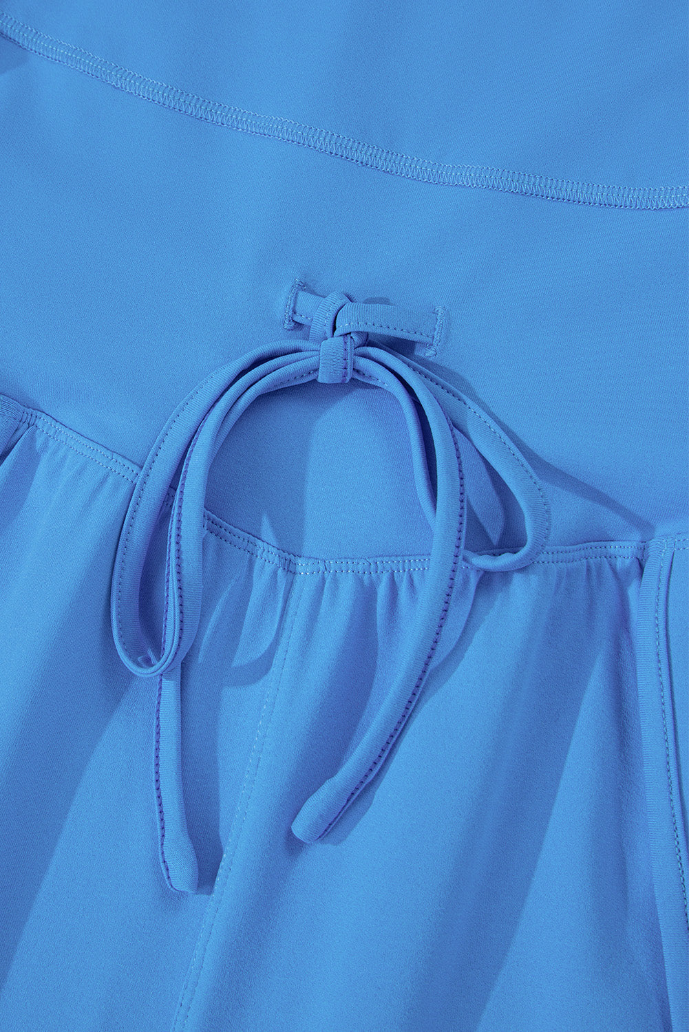 Drawstring Waist Sporty Romper