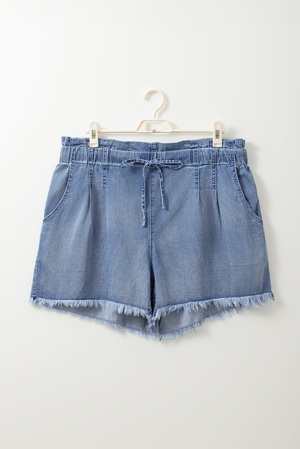 Raw Hem Denim Shorts