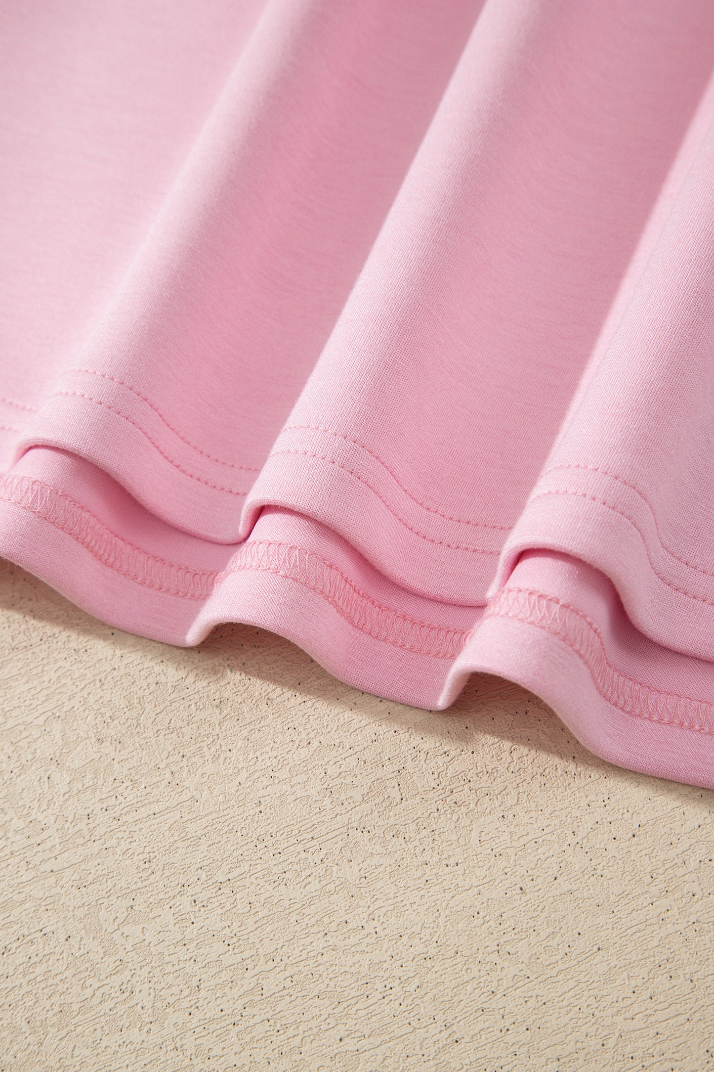 Striped Trim Short Set