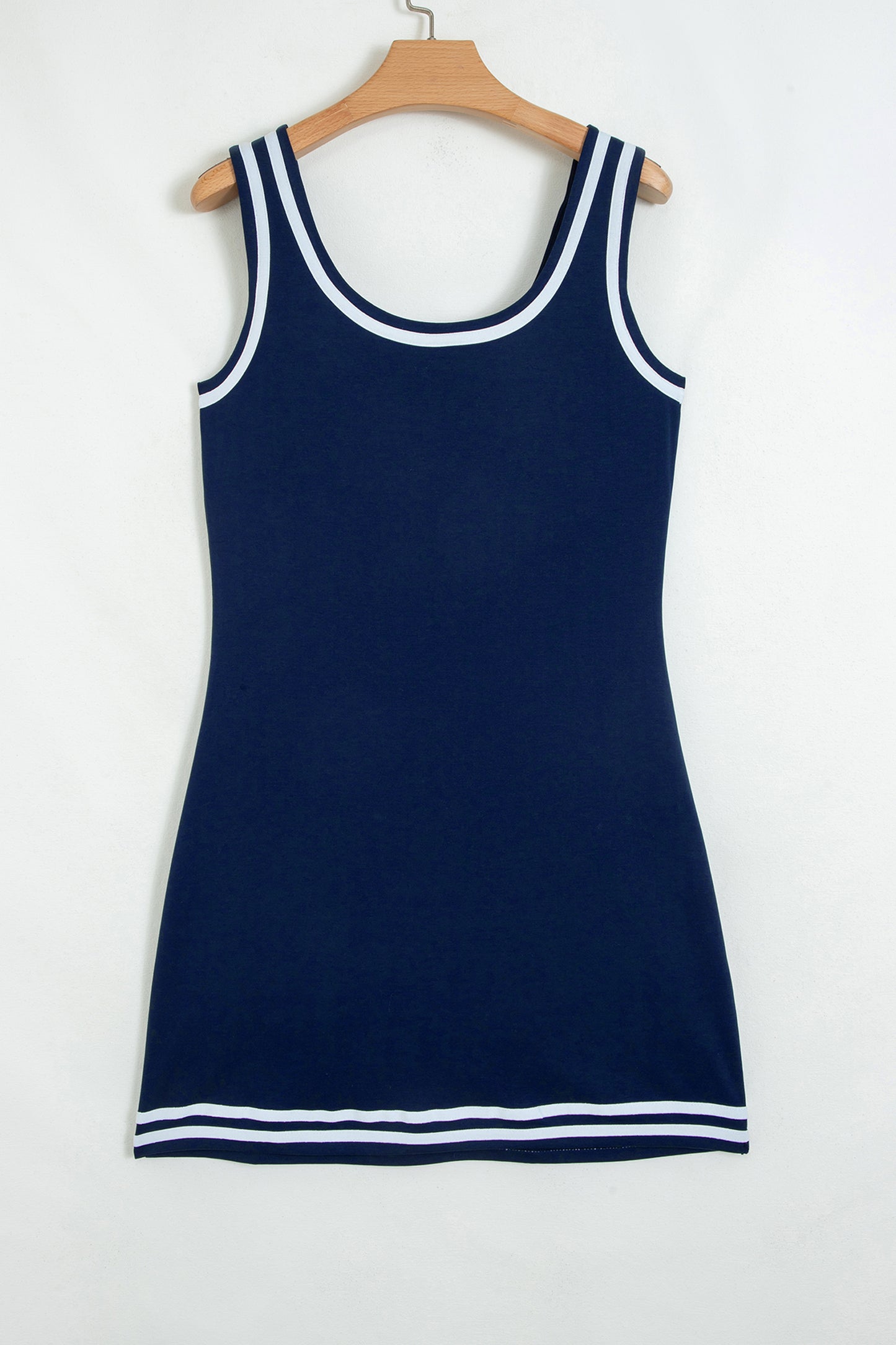 Sleeveless Mini Dress with Shorts 2pcs Set