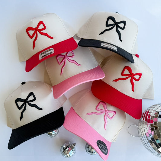 Puff Bow Trucker Hat
